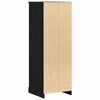 vidaXL Credenza Rovere Nero 36 x 35.5 x 103.5 cm Legno multistrato