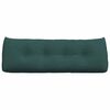 vidaXL Cuscino per Schiena Verde Scuro 140 x 24 x 50 cm Tessuto