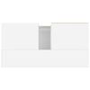 vidaXL Armadietto da Bagno Bianco 65x33x60 cm in Legno Multistrato