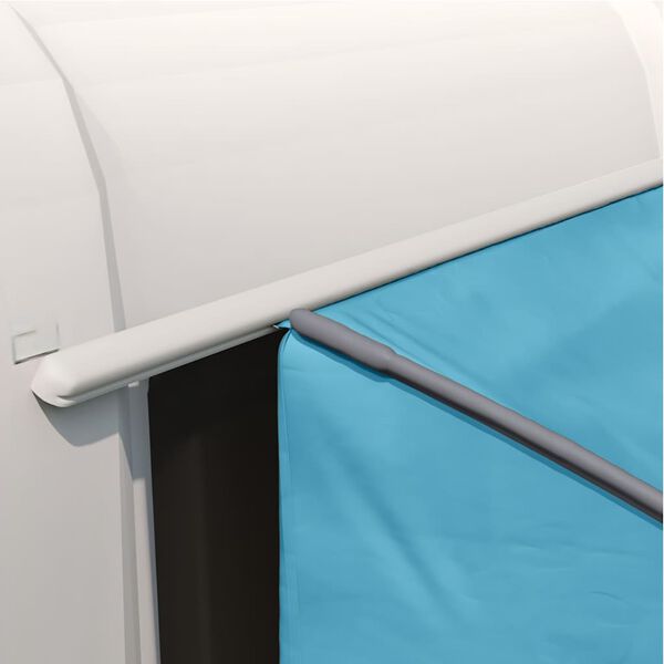 vidaXL Tenda per portellone posteriore Blu 194 x 180 x 210 cm taffet&agrave;