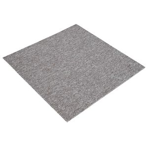 vidaXL Piastrella per Tappeto Marrone 50 x 50 cm 36 pz PP e Bitume