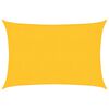 vidaXL Vela Parasole 160 g/m&sup2; Rettangolare Giallo 2x2,5 m in HDPE