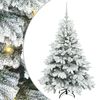 vidaXL Albero di Natale artificiale con 150 LED Bianco 120 cm PE e PVC