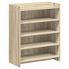 vidaXL Mobile per scarpe Rovere Sonoma 73,5 x 36 x 92 cm