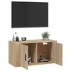 vidaXL Mobile Porta TV a Parete rovere sonoma 80x34,5x40 cm