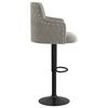 vidaXL Sgabelli da Bar 2 pz Grigio Chiaro in Velluto