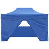 vidaXL Tenda Party Blu 280 x 410 x 315 cm Tessuto Oxford
