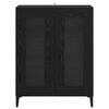 vidaXL Credenza Rovere Nero 69,5 x 34 x 90 cm
