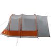 vidaXL Tenda da Campeggio 2 Persone Grigio e Arancione Impermeabile
