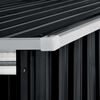 vidaXL Capanno con Porte Scorrevoli Antracite 329,5x259x178 cm Acciaio