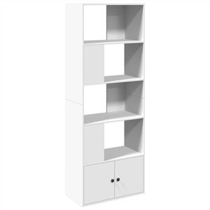 vidaXL Libreria Bianca 70x36x189 cm in Legno Multistrato