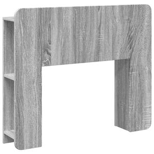 vidaXL Testata del letto Grigio Sonoma Legno ingegnerizzato