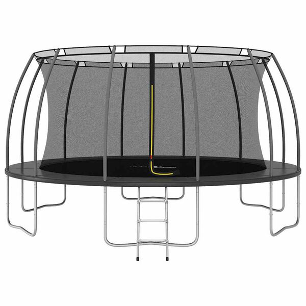 vidaXL Set Trampolino Rotondo 488x90 cm 150 kg