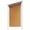 vidaXL Capannone Tetto Esteso Marrone Chiaro 277x107x181cm Acciaio