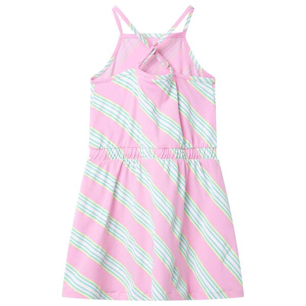 Abito da Bambina con Coulisse Senza Maniche Rosa 140