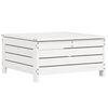 vidaXL Set Divani da Giardino 10 pz Bianco in Legno Massello di Pino