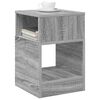 vidaXL Tavolino Grigio Sonoma 30,5 x 30 x 45 cm Legno multistrato