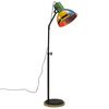 vidaXL Lampada da Terra 25 W Multicolore 30x30x100-150 cm E27