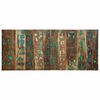 vidaXL Testiera Multicolore 120 cm in Legno Massello Recupero