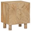 vidaXL Comodino a muro fatto a mano Marrone Teak 40 x 30 x 45 cm