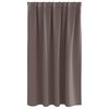 vidaXL Tende Blackout con Anelli 2 pcs Marrone Scuro 140 x 140 cm
