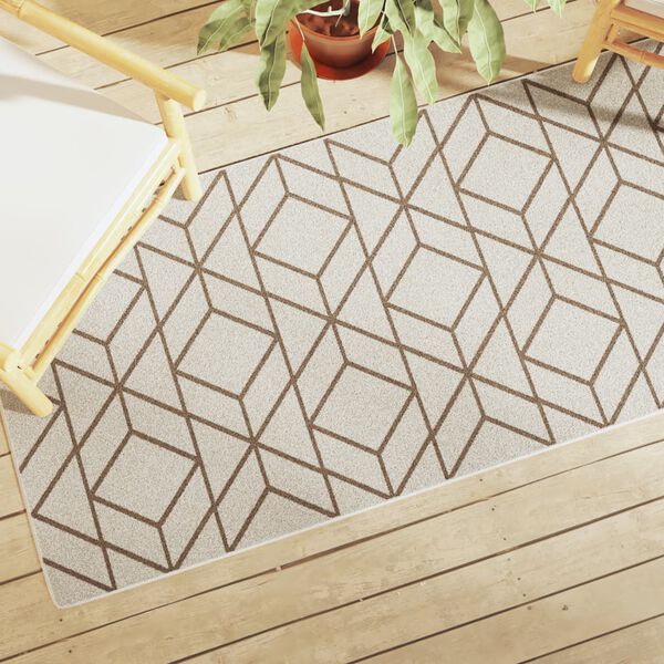 vidaXL Tappeto a Pelo Corto Multicolore 80x300 cm Interni/Esterni