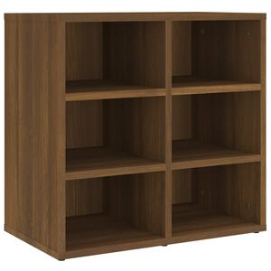 vidaXL Scarpiera Rovere Marrone 52,5x30x50 cm