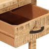 vidaXL Comodino 40x40x50 cm in Legno Massello di Mango