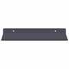 vidaXL Mensola sospesa 4 pcs Antracite 30 x 18 x 2,5 cm Acciaio