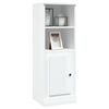 vidaXL Credenza Bianco Lucido 36x35,5x103,5 cm in Legno Multistrato