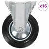 vidaXL Rotelle Fisse 16 pz 160 mm