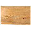 vidaXL Piano Tavolo Bordi Vivi 40x20x3,8 cm in Legno Massello di Mango