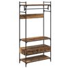 vidaXL Guardaroba Legno vecchio 89 x 39 x 184.5 cm Legno multistrato