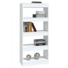 vidaXL Libreria/Divisorio Bianco 60x30x135 cm in Legno Multistrato