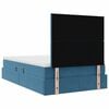 vidaXL Letto con contenitore e materasso Blu 120 x 190 cm Velluto