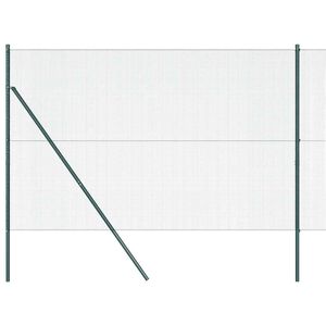 vidaXL Recinzione a rete saldata da fissare a terra 25 x 1,6 m Verde