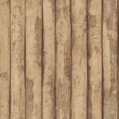 Noordwand Carta da Parati Homestyle Old Wood Marrone