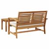 vidaXL Set Divano da Giardino Naturale Legno massello di teak