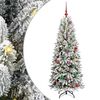 vidaXL Albero di Natale artificiale Bianco 150 cm