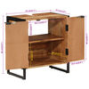 vidaXL Mobile da Bagno 55x35x60 cm in Legno Massello di Acacia e Ferro