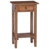 vidaXL Supporto per piante Marrone 34 x 25 x 52 cm Legno di Mogano