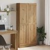 vidaXL Credenza Alta Rovere Artigianale 82,5x30,5x185 cm in Truciolato