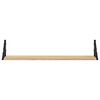 vidaXL Mensole da parete 2 pz Rovere Sonoma 80x15x15,5 cm Legno ingegnerizzato