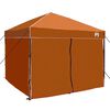 vidaXL Tenda Aggiuntiva Pop-Up Arancione 250 x 250 cm Tessuto