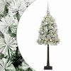 vidaXL Albero di Natale artificiale con rami snodati e palline 120 cm