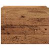 vidaXL Comodini a Muro 2 pz Legno Antico 40x32x30 cm