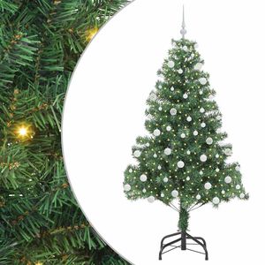 vidaXL Albero di Natale Verde 180 cm PVC