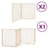 vidaXL Cancello per Cani Porta Pieghevole 8 Pannelli 640 cm in Pioppo