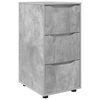vidaXL Armadio Grigio cemento 40 x 48 x 81 cm Legno multistrato