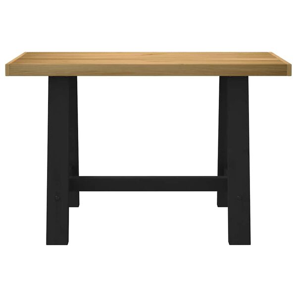 vidaXL Scrivania NOAIN Gambe a Forma di A 120x50x75 cm Legno Massello